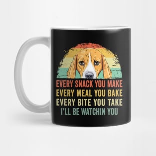 Every Snack You Make Cute Beagle Dog Lover Mom Dad Mug